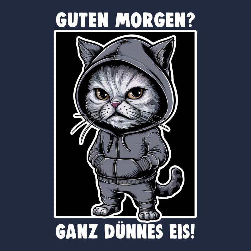 Chat agacé Drôle de chat Design Dire