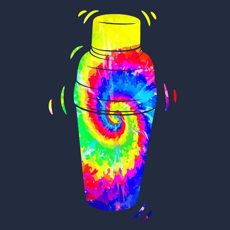Bartender Mixologist Tie Dye