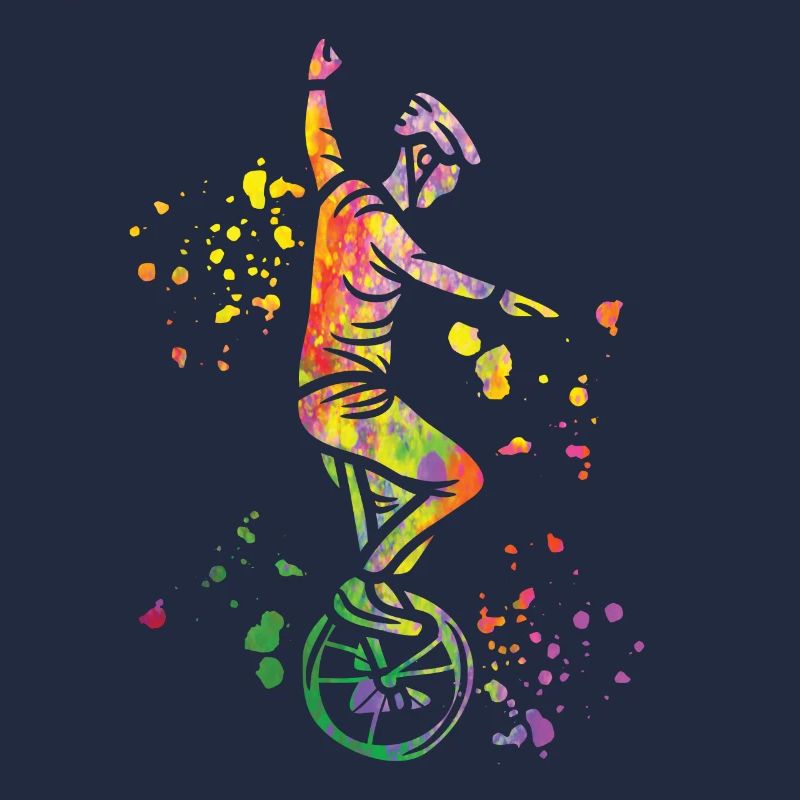 Einradfahrer Einradfahren Einrad