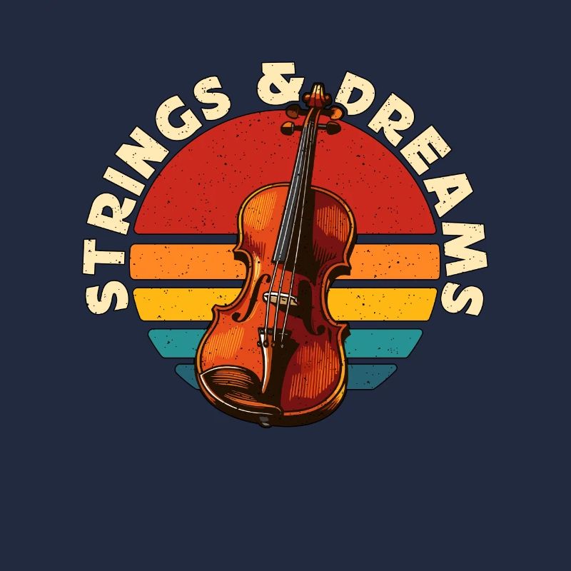 Fiddle Strings & Dreams Musical Instrument Lover