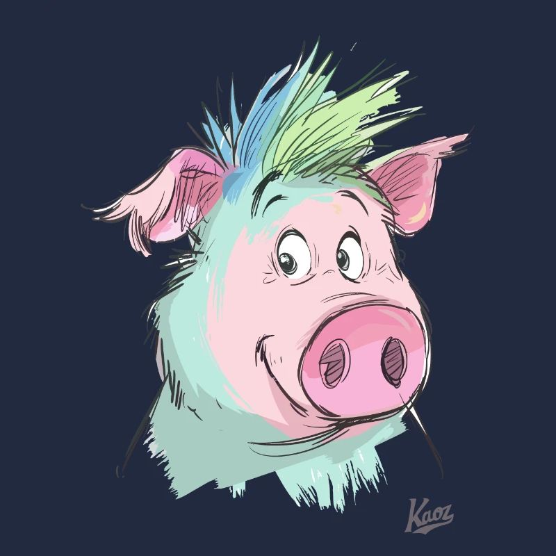 Cochon amical
