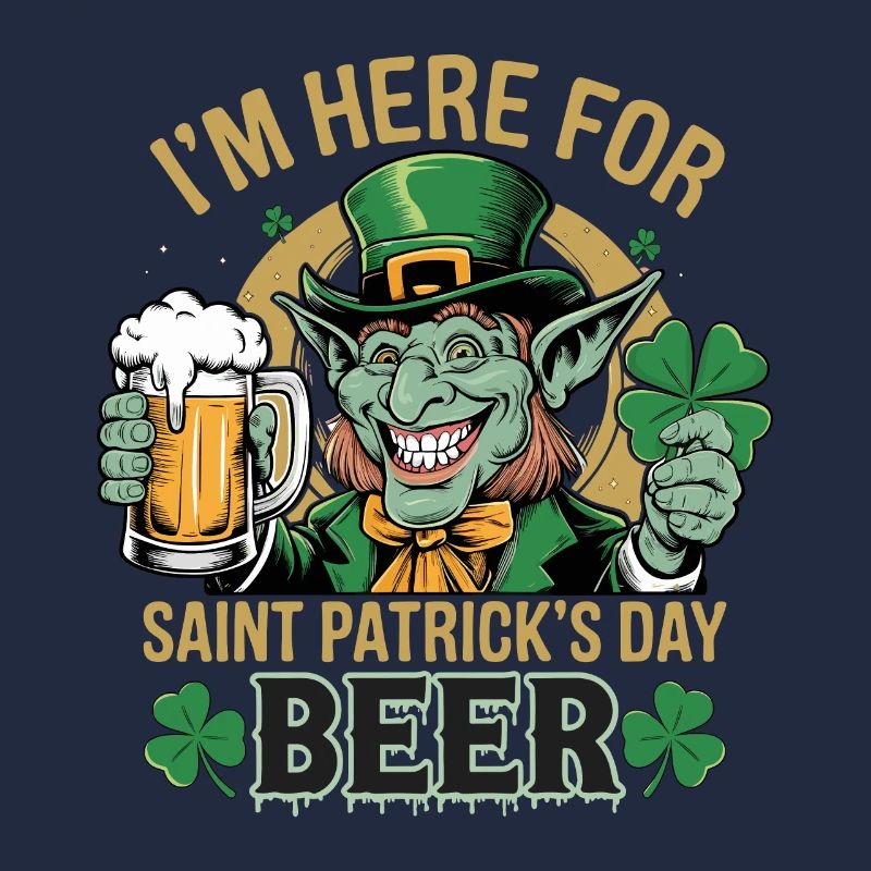 Saint-Patrick Bière Leprechaun Kobold Bier