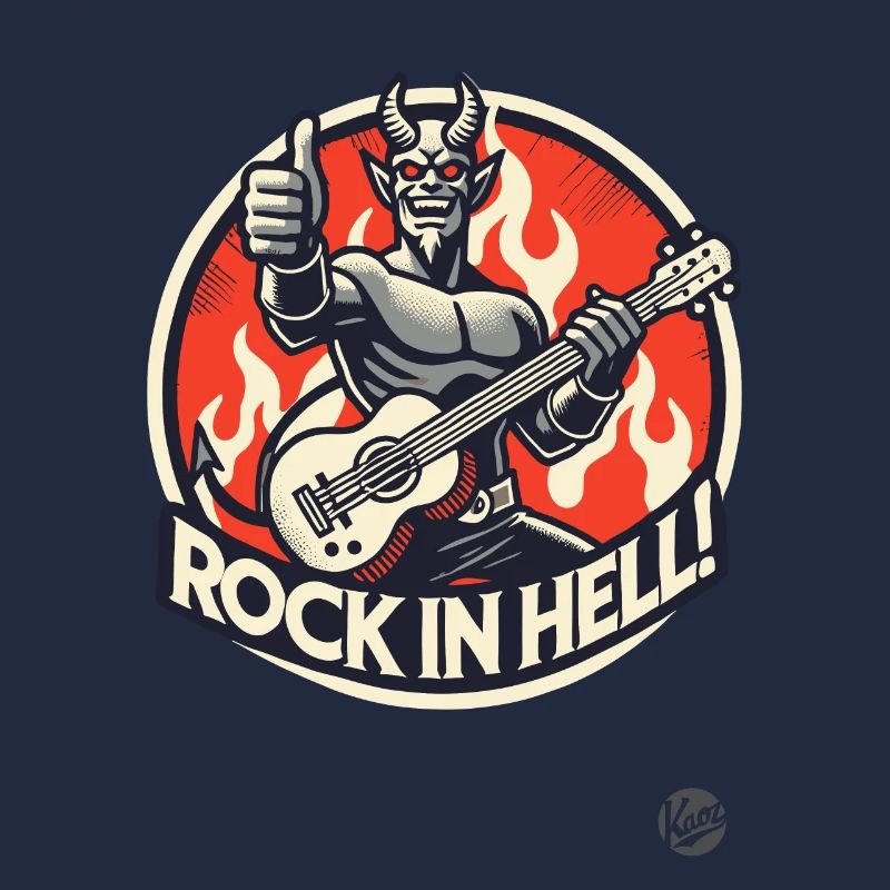 Devilish Guitar Player – Rock in Hell