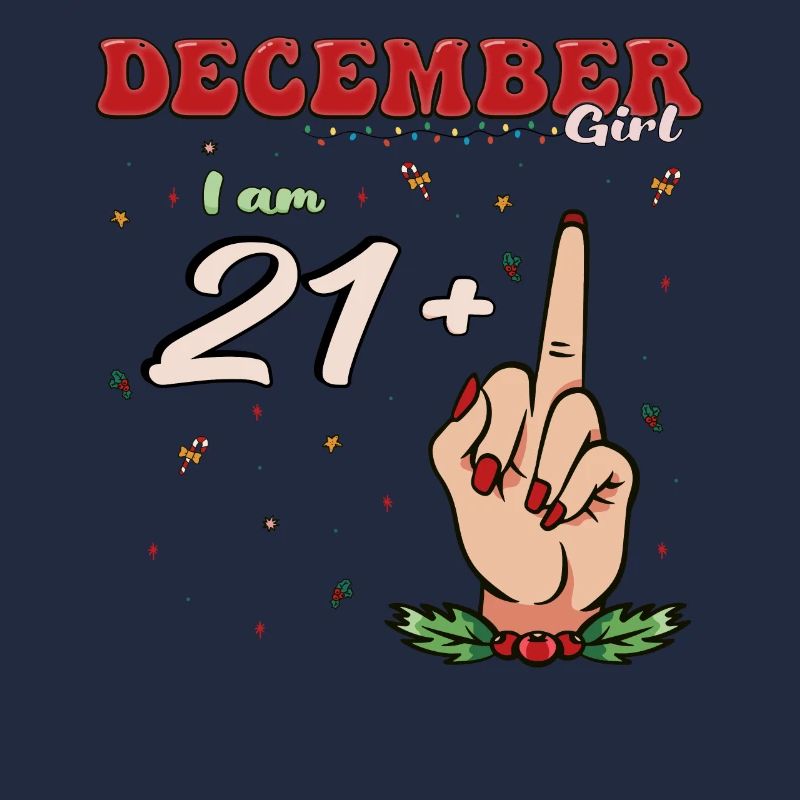 Dezember Mädchen 21 + Mittelfinger | Heftiger 22. Platz