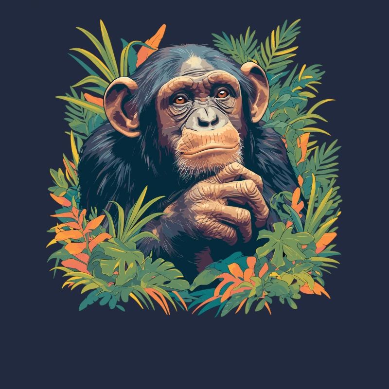 Chimpanzee Schimpansen Schimpanse
