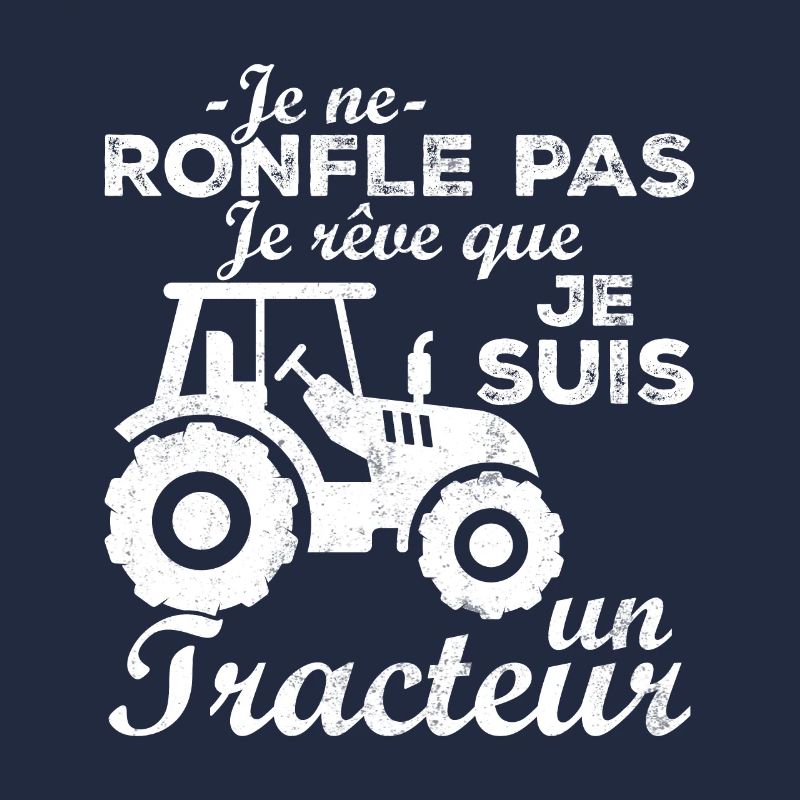 Ich schnarche nicht, ich träume, dass ich ein Traktor bin