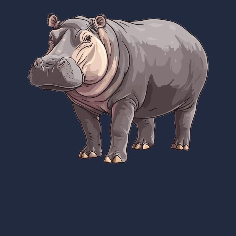 Nilpferd Flußpferd