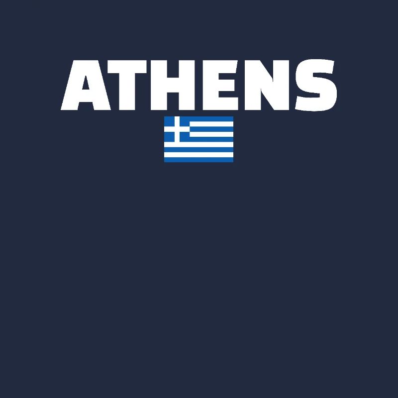 Athènes Grèce Drapeau grec Grec