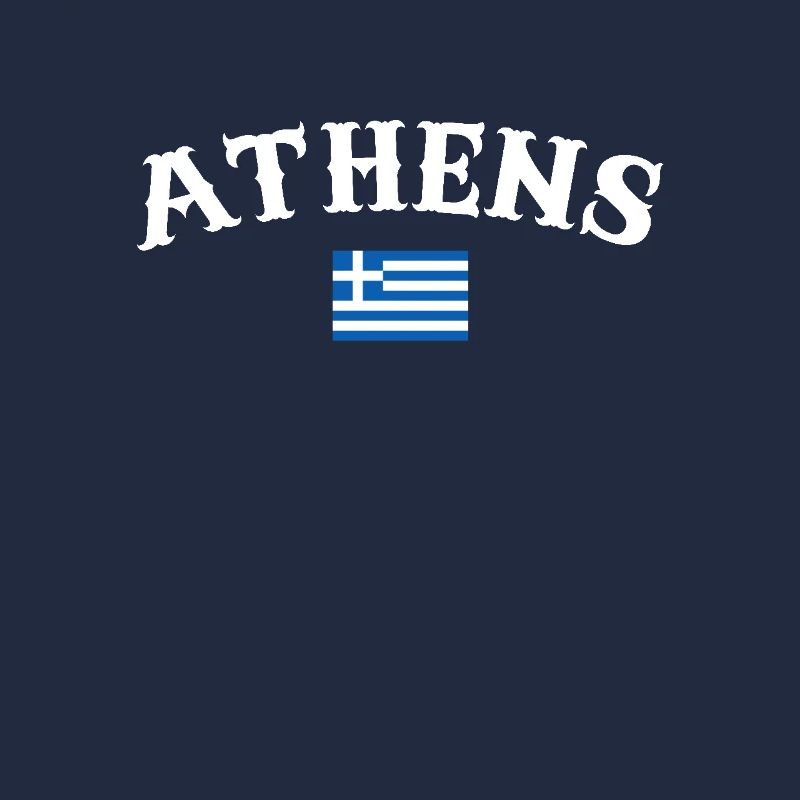 Athènes Grèce Drapeau grec Grec