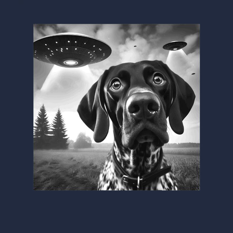 German Shorthaired Pointer Funny Sci-fi Graphic Se