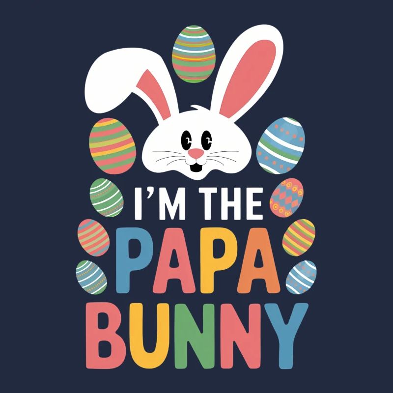 Funny Easter Bunny Dad Easter Design