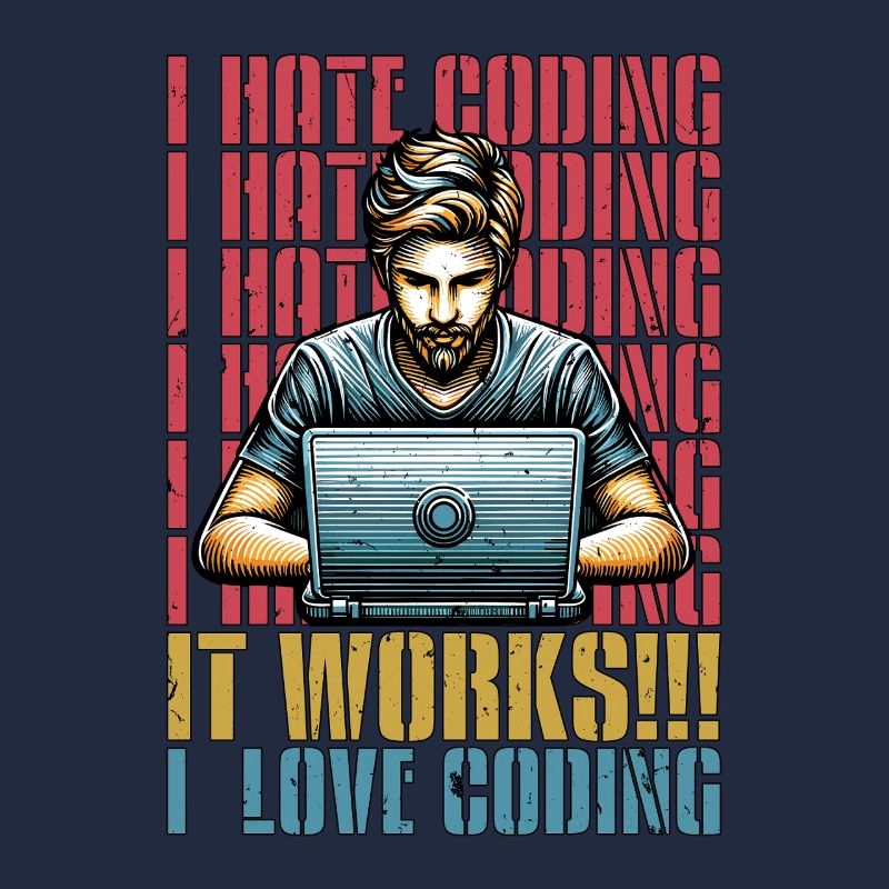 Coder I Hate Coding Developer Technology Coders