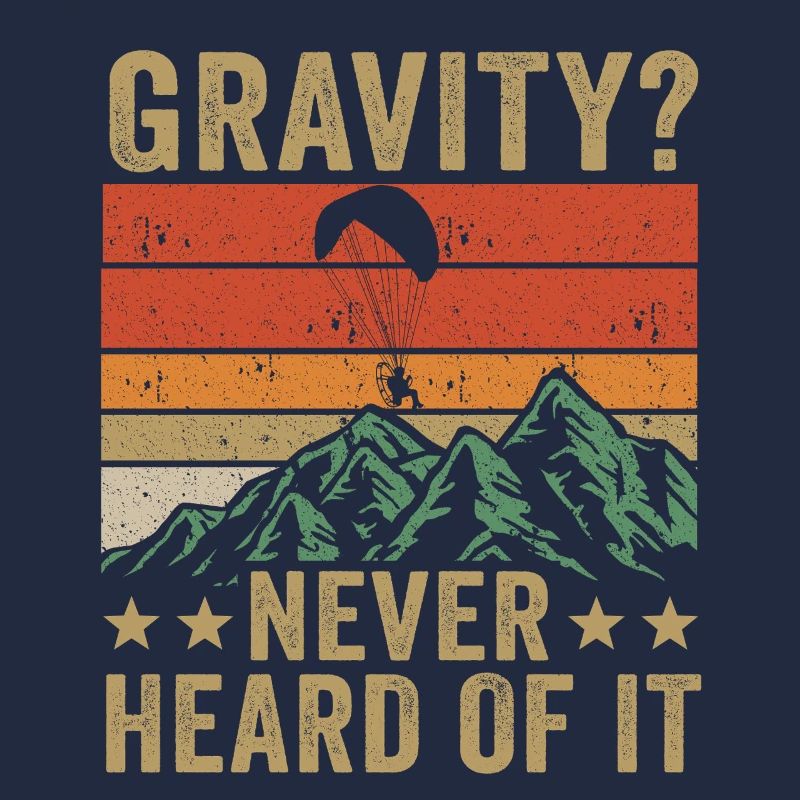 Lustiges Paramotor Gravitations-Meme