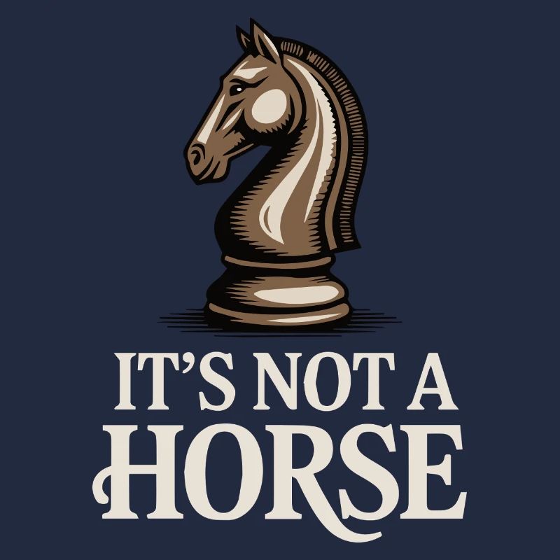 It's Not A Horse Chess Knight Game Chessboard