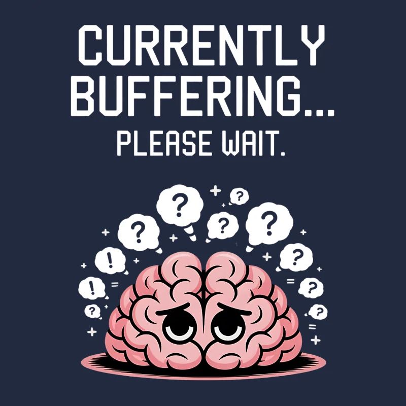 Funny Brain Thinking Saying