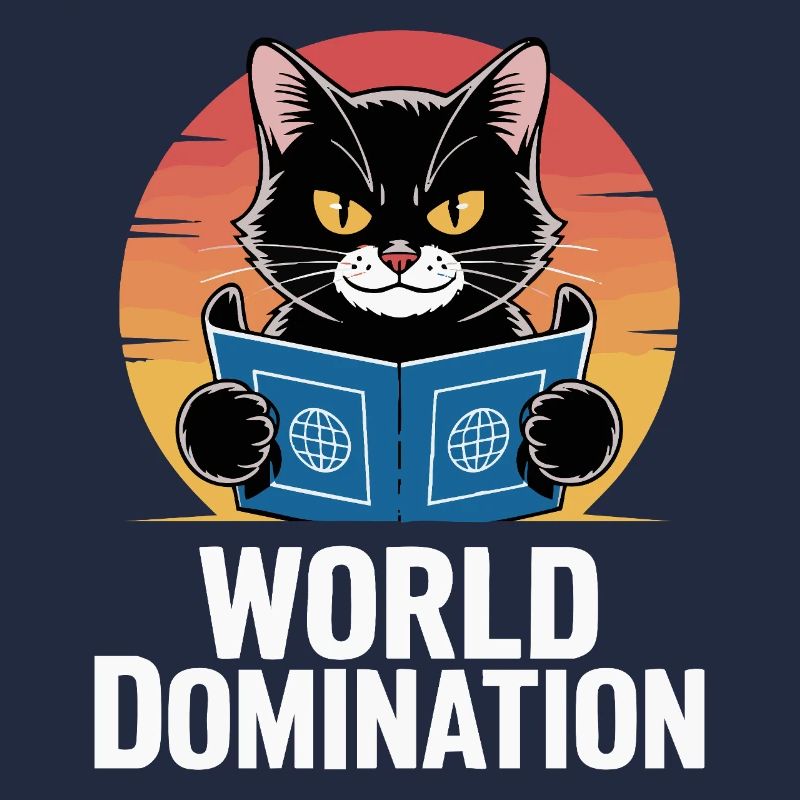 Domination mondiale – un chat avec de grands projets