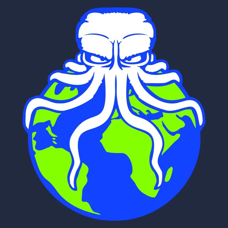 Octopus attaque Terre Géant Alien Monstre Cool