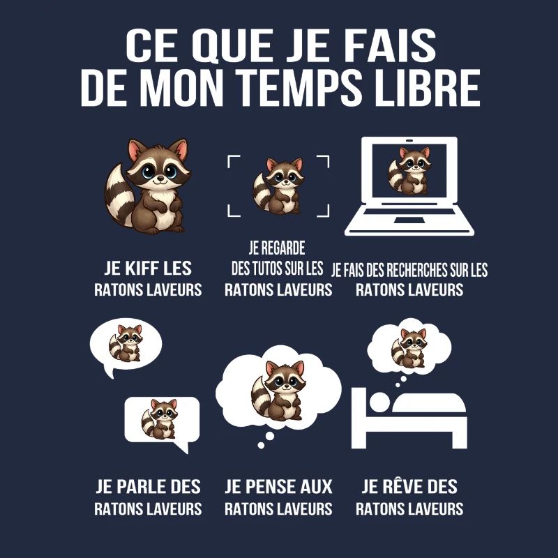 Ce que je fais de mon temps libre – Ratons laveurs