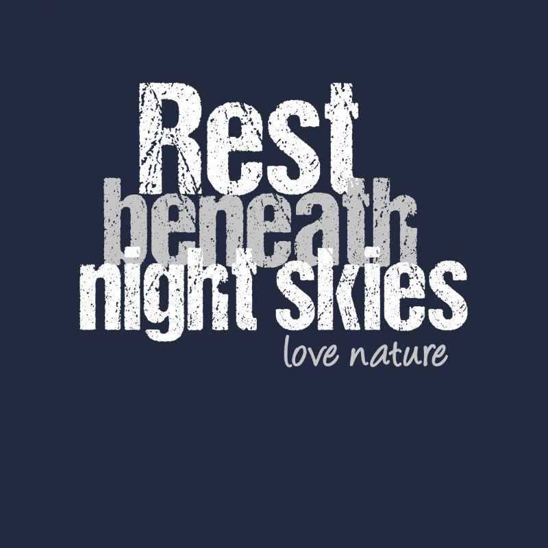 Tranquility under the night sky