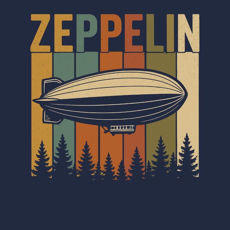 Zeppelin Retro Luftschiff Design