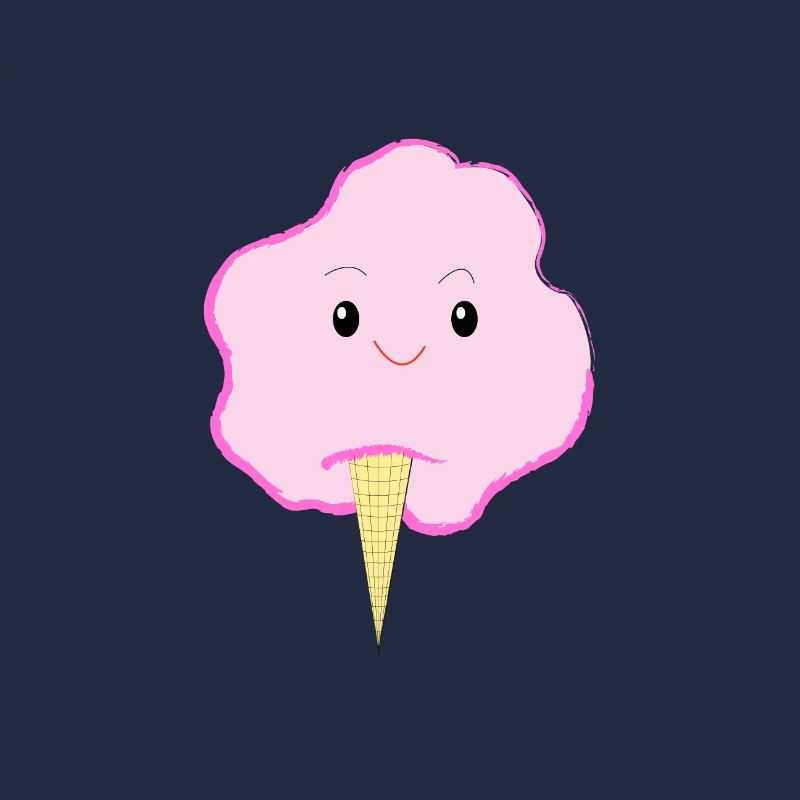 Fröhliche Zuckerwatte - Eis - Geschenkidee