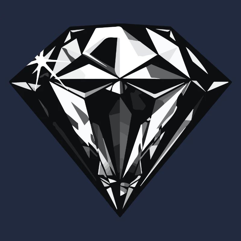 Symbole de bijou en diamant