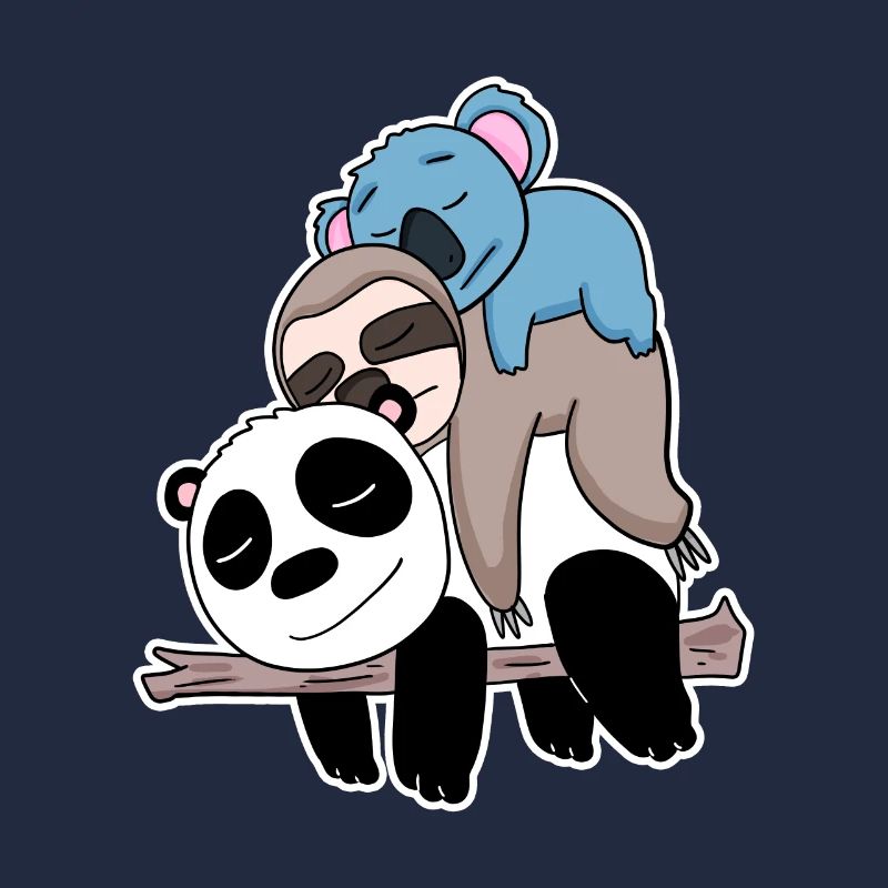 Panda Faultier und Koala