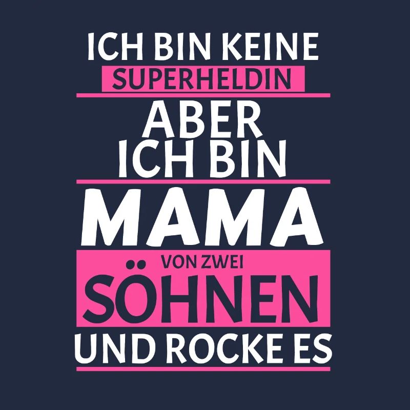 Mama von zwei Söhnen