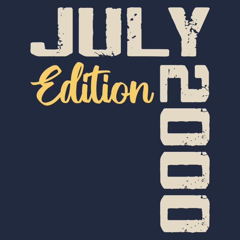 Juli 2000 Geburtstagsshirt Juli 2000