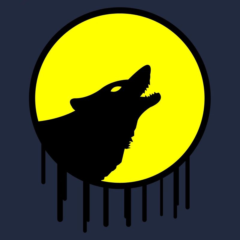 wolf vollmond