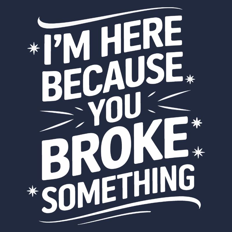 Technischer Support Computerfreak Nerd