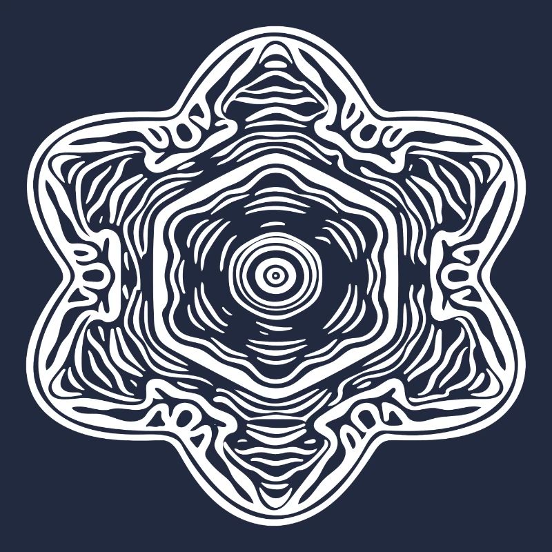 Geometric Mandala Flowers Pattern Shape
