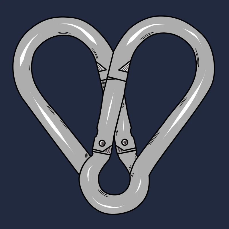 Karabinerhakenherz Snap hook heart