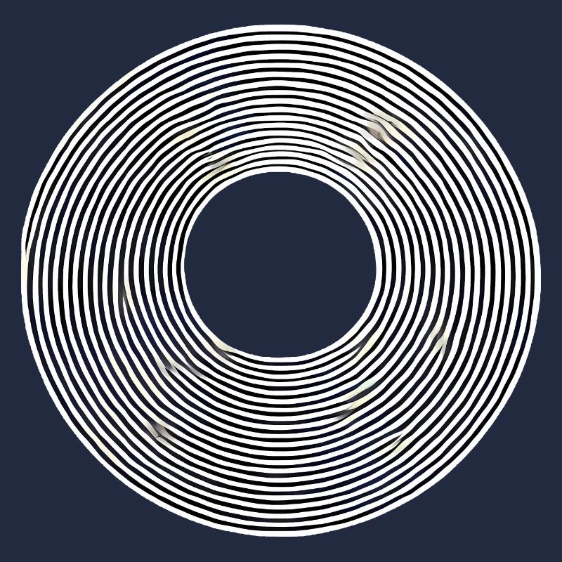 Conception minimaliste abstraite de lignes de cercle