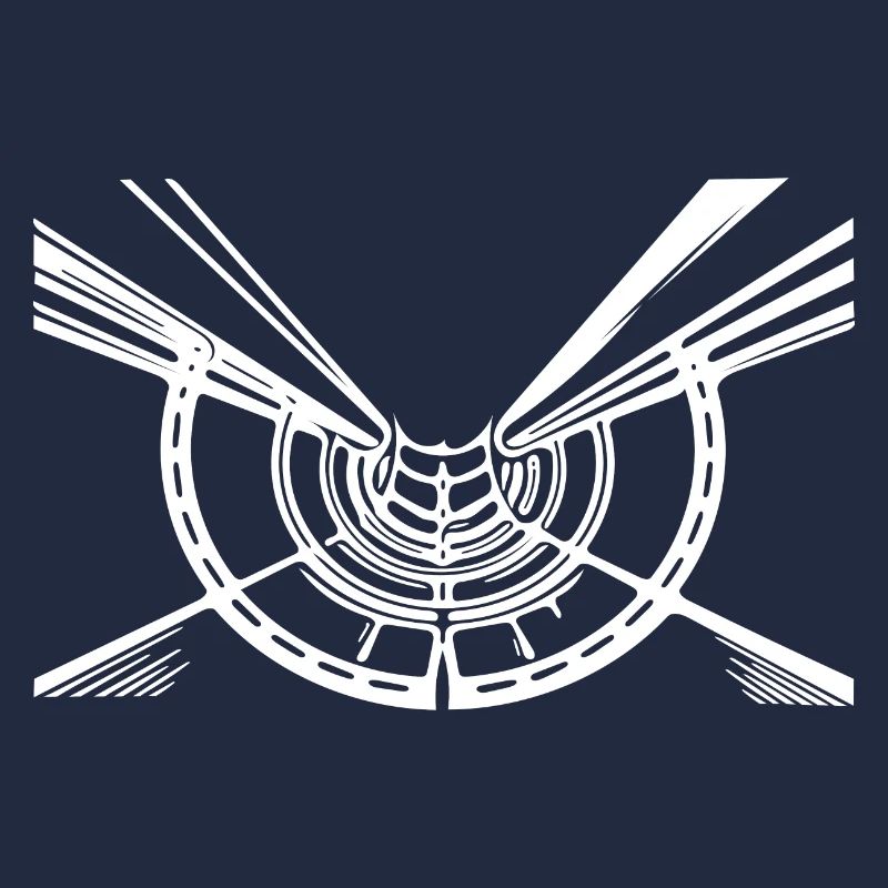 Geometric Lines Hull Circle View