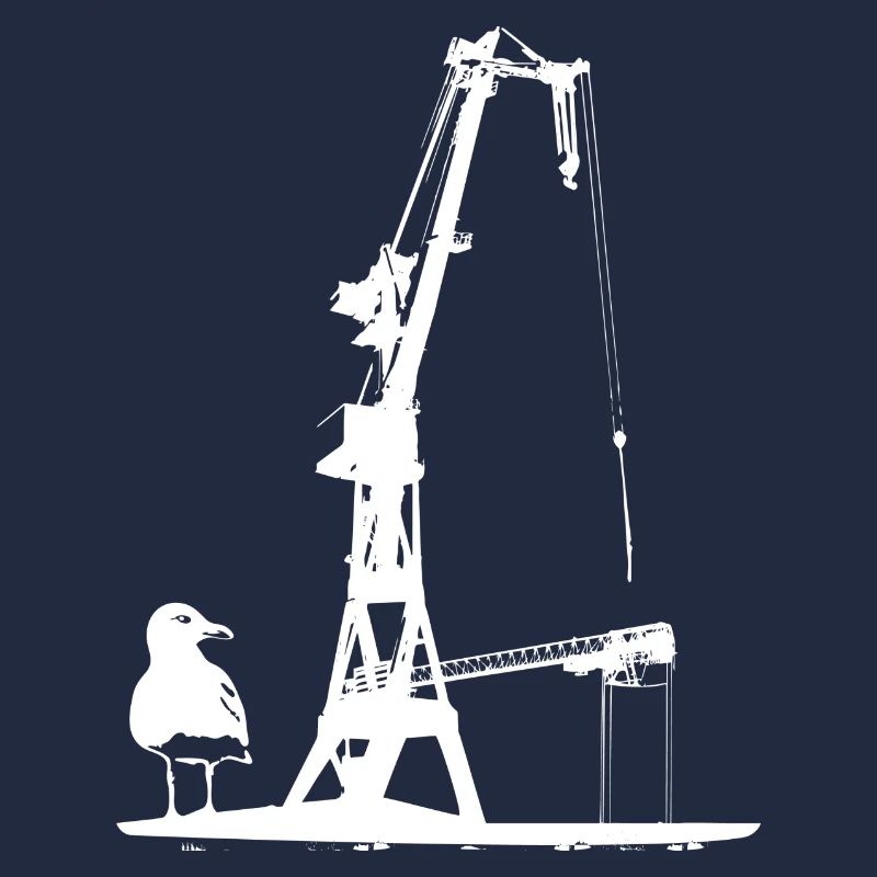 Hafenkran Werft Schiffsbau Dock Hamburg Möwe