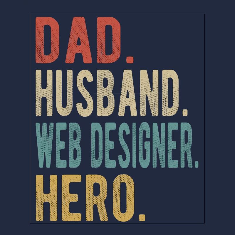 Webdesigner Papa Ehemann Held