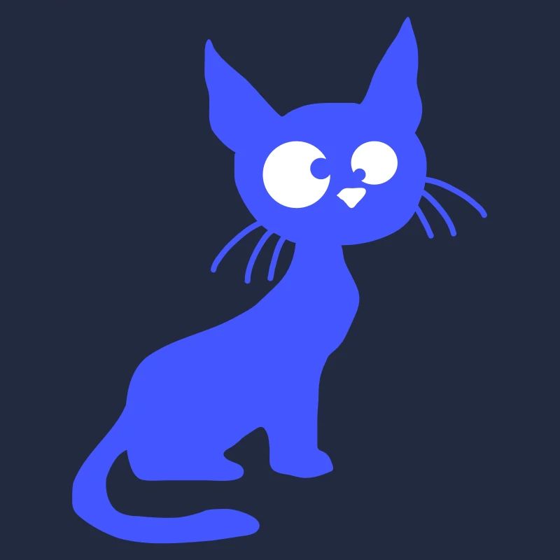 Crazy Cat Squints Funny Eyes Grimace Fun