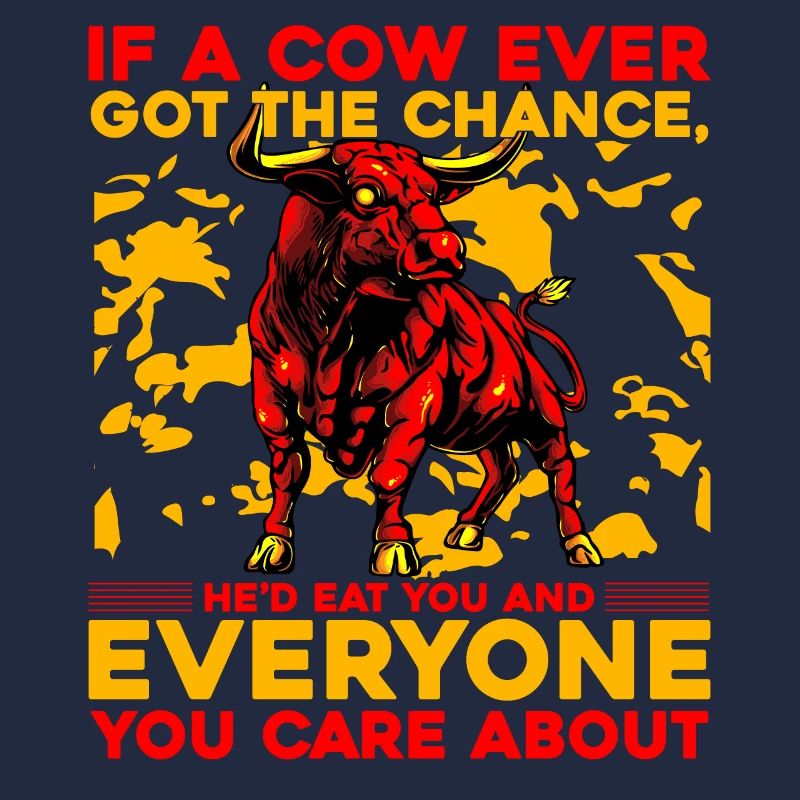 Taureau de vache végétalien