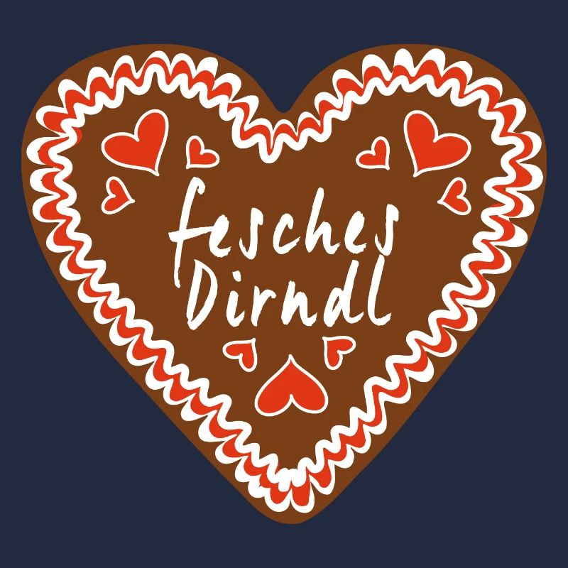 Fesches Dirndl Lebkuchenherz