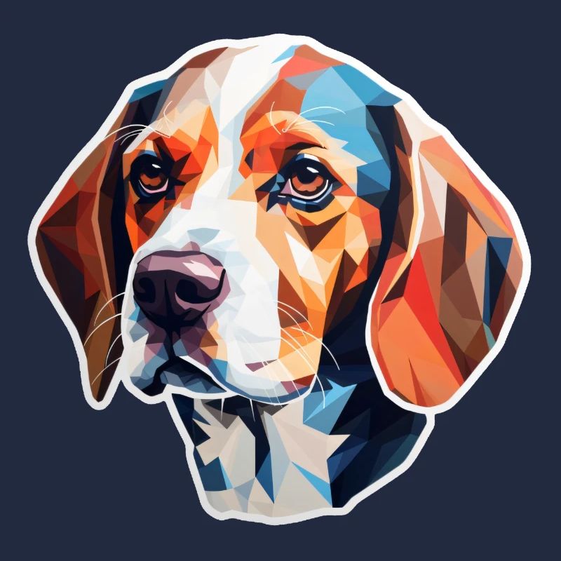 Tête de beagle