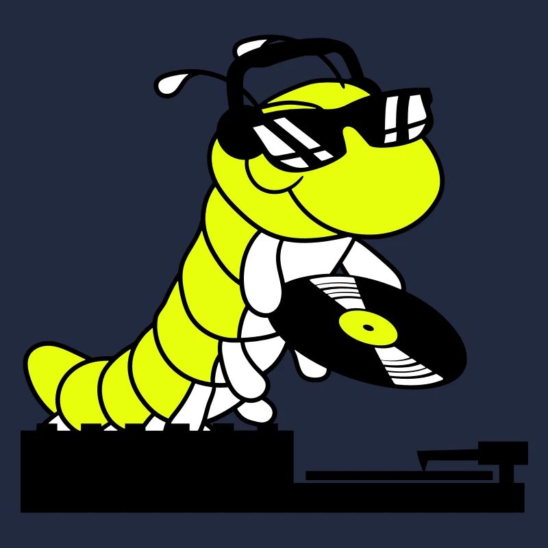 DJ Caterpillar Table de mixage de disques Soirée Musique de club