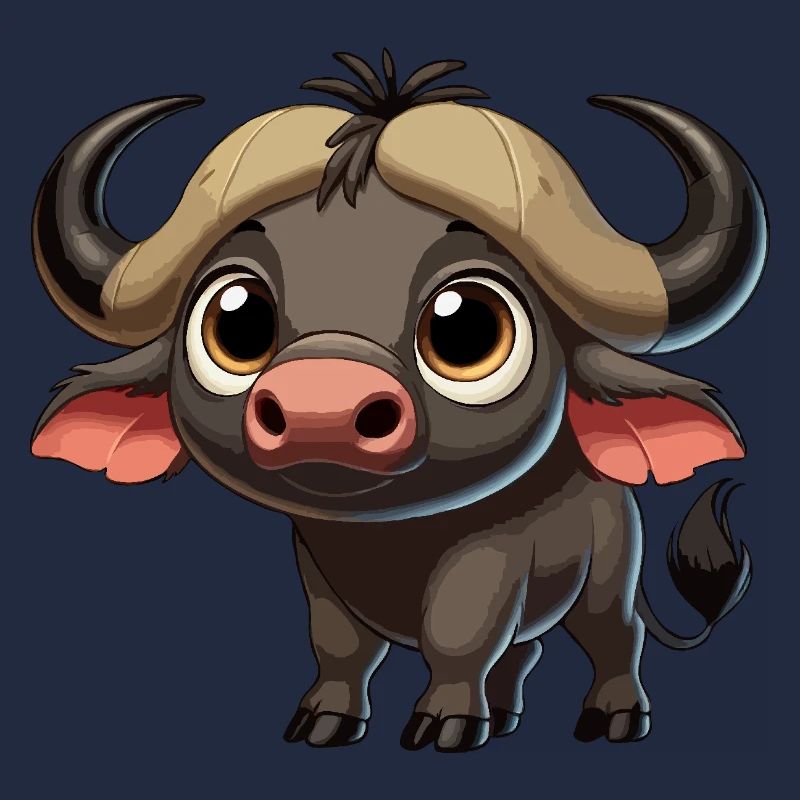 Enfant buffle du Cap
