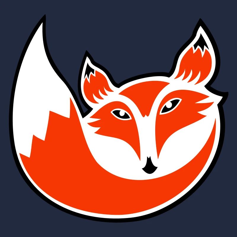 Fuchs Rotfuchs Wildes Wald Tier Cool Logo Symbol