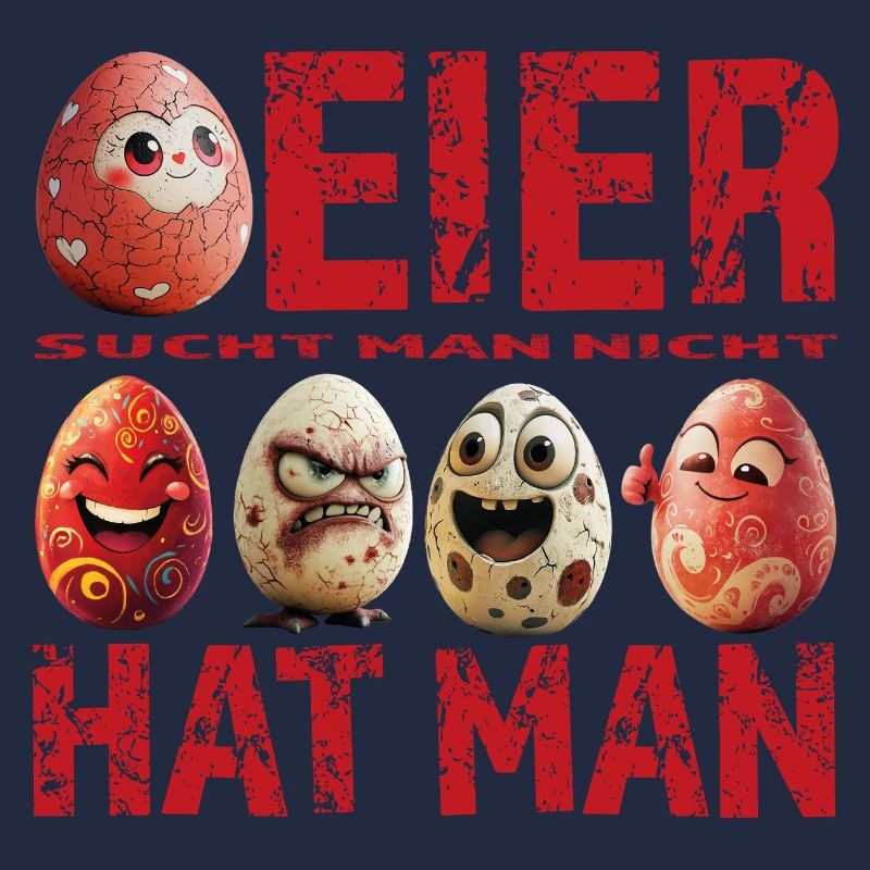 Eier sucht man nicht – Eier hat man – Red Edition