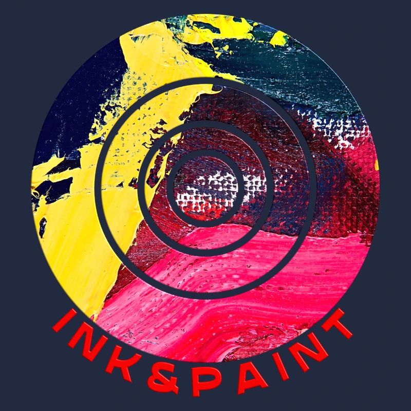 Kunst der Abstraktion rot, gelbe, schwarz