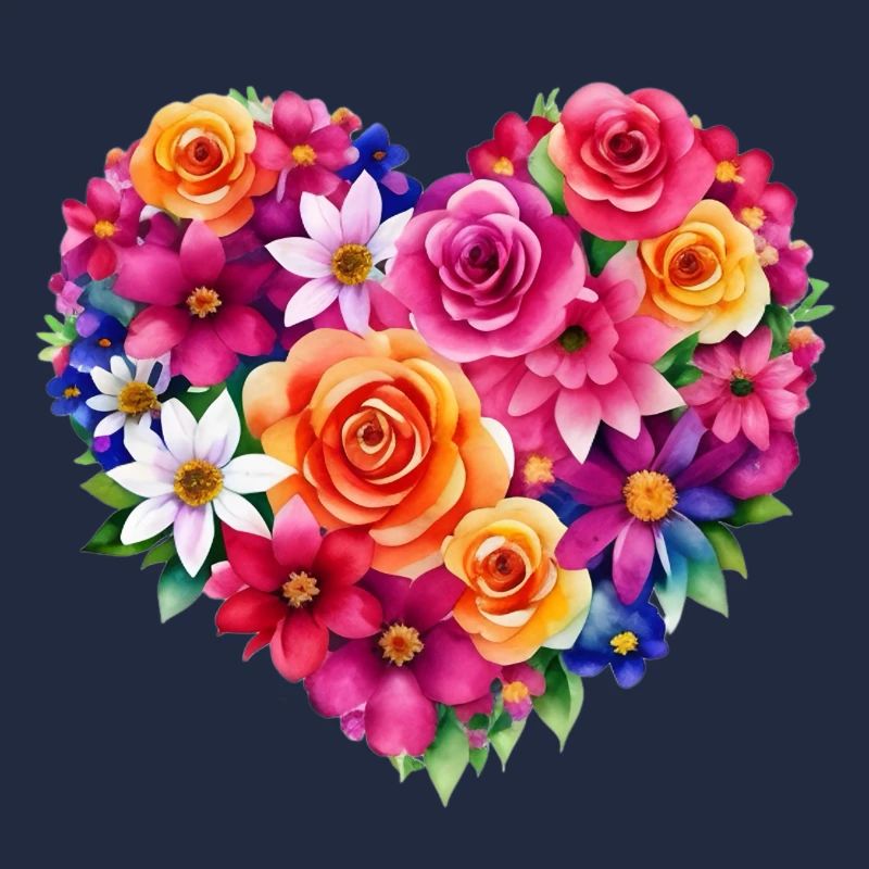 Blumen - ein Herz voller