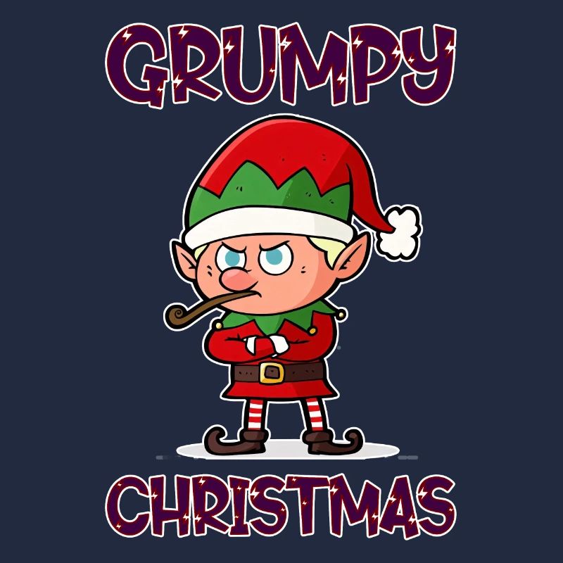 Grumpy Christmas Elf