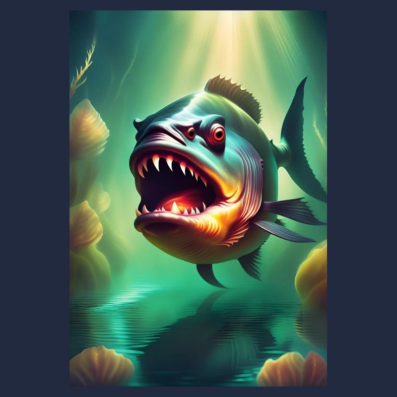 Abnormal monster fish