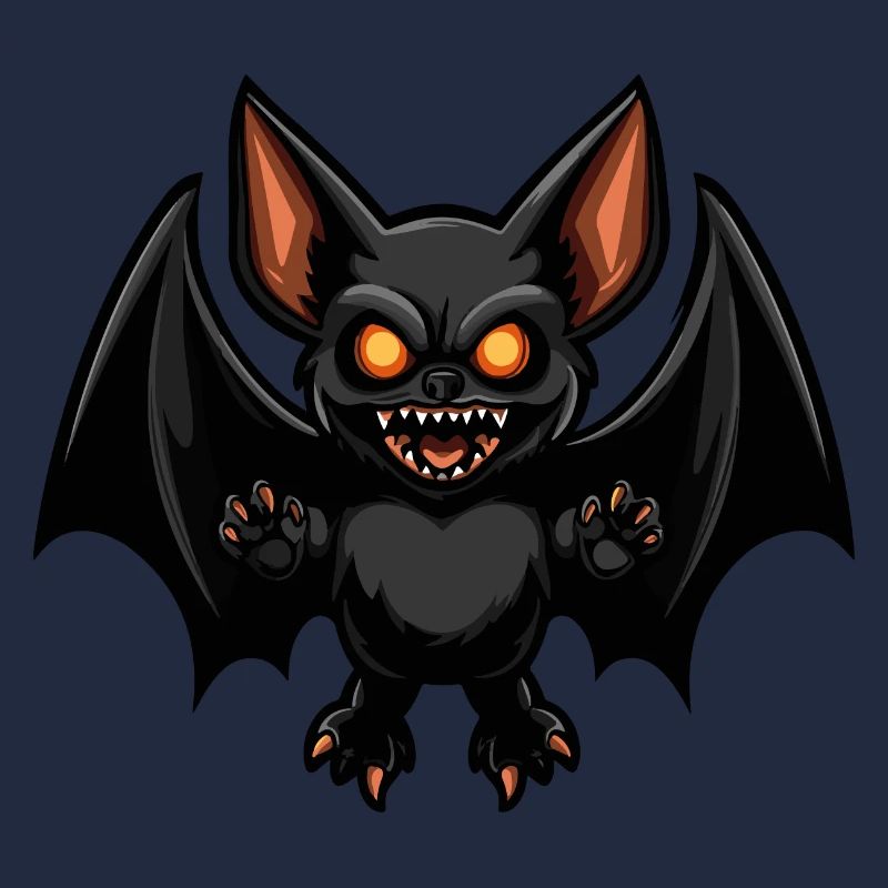 Fledermaus Halloween Blutsauger